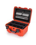 Nanuk 918 Case with Lid Organizer and Padded Divider (Orange)