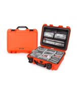 Nanuk 920 Case with Lid Organiser / Padded Divider (Orange)