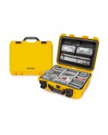 Nanuk 920 Case with Lid Organiser / Padded Divider (Yellow)