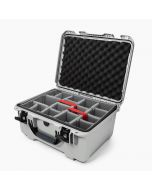 Nanuk 933 Case with Padded Divider (Silver)