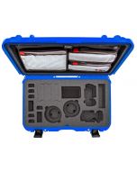 Nanuk 935 Case with Lid Organiser for 2 Bodies DSLR Camera (Blue)