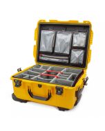 Nanuk 955 Case with Padded Divider and Lid Organiser (Yellow)