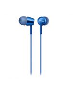 SONY MDREX155APLI Mid Range In-Ear Headphones with Remote (Blue)