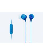SONY In-Ear Lightweight Headphones with Smartphone Control (Blue)