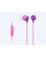 SONY In-Ear Lightweight Headphones with Smartphone Control (Violet)