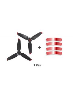 Sunnylife 5328S Quick-Release Propellers for DJI FPV (Red)(1 pair + arm stickers)