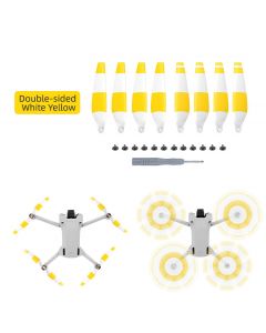 Sunnylife (8 pcs) Low Noise Propellers for DJI Mini 3 Pro (Yellow / White)