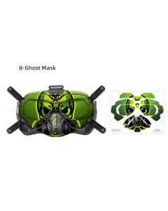 Sunnylife PVC Stickers for DJI FPV Goggles V2 (Ghost Mask)