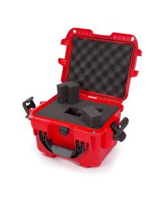 Nanuk 908 Case with Cubed Foam (Red)