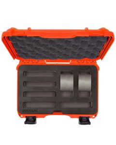 Nanuk 909 Case for 2 Watches and 5 Knives (Orange)