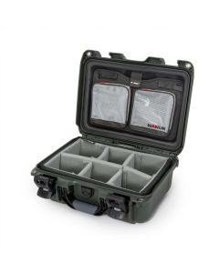 Nanuk 915 Pro Photo Case wth Padded Divider and Lid Organizer (Olive)