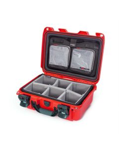 Nanuk 915 Pro Photo Case wth Padded Divider and Lid Organizer (Red)