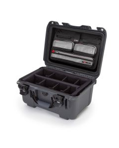 Nanuk 918 Case with Lid Organizer and Padded Divider (Graphite)
