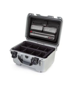 Nanuk 918 Case with Lid Organizer and Padded Divider  (Silver)