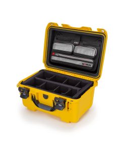 Nanuk 918 Case with Lid Organizer and Padded Divider (Yellow)