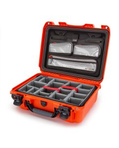 Nanuk 925 Case with Padded Divider and Lid Organizer (Orange)