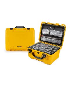 Nanuk 933 Pro Photo Case with Padded Divider and Lid Organizer (Yellow)