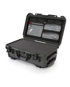 Nanuk 935 Case with Cubed Foam and Lid Organizer (Olive)