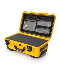 Nanuk 935 Case with Cubed Foam and Lid Organizer (Yellow)
