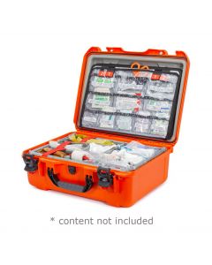 Nanuk 940 Case with EMS Padded Divider and Lid Organiser (Orange)