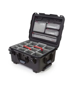 Nanuk 950 Case with Lid Organiser and Padded Divider (Black)