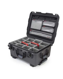 Nanuk 950 Case with Lid Organiser and Padded Divider (Graphite)