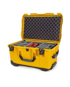 Nanuk 938 Case with Padded Divider (Yellow)