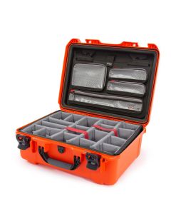 Nanuk 940 Pro Photo Case with Lid Organiser and Padded Divider (Orange)
