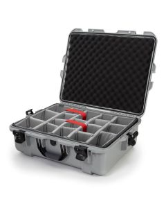Nanuk 945 Case with Padded Divider (Silver)