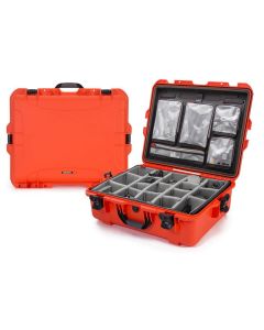 Nanuk 945 Pro Photo Case with Lid Organiser and Padded Divider (Orange)