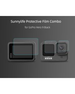 Sunnylife Tempered Glass Film Screen Protector for GoPro HERO9 Black (2+2+2)
