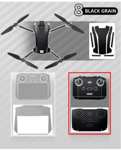 Sunnylife Skin Sticker for Mini 3 (Drone+RC-N1 Remote) Black Grain