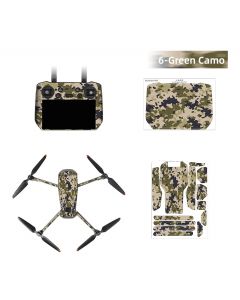 Sunnylife Protective Scratch-proof Decals for Mavic 3 Pro (DJI RC Pro Version)(Green Camo)