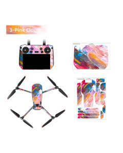 Sunnylife Protective Scratch-proof Decals for Mavic 3 Pro (DJI RC Pro Version)(Pink Cloud)