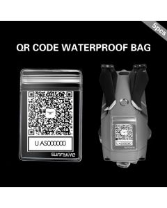 Sunnylife 5pcs Waterproof Protective Bag + Sticker for Drone QR Code